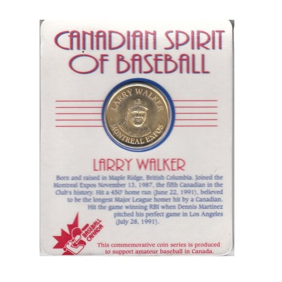 Canadian Spirit of Baseball Commemorative Gold Tone Coins Set of 4 Card Mounted - Picture 5 of 9
